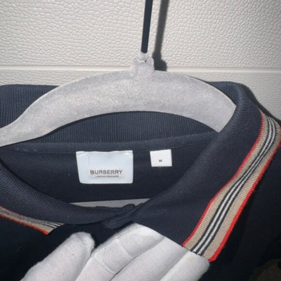 2x Vintage Burberry - Mint Condition - 1 Polo & 1 L/S Shirt - Men's Medium - Picture 6 of 16